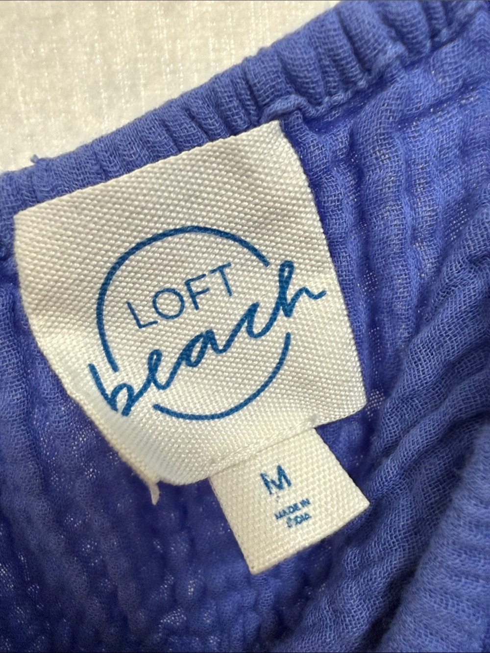 LOFT Textured Spaghetti-Strap Top/Dress - Picture 2 of 3